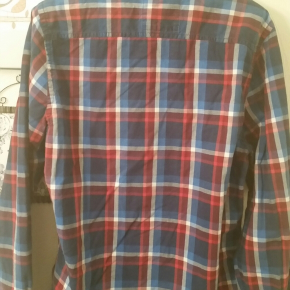 Hollister plaid button down shirt, M - Picture 4 of 6